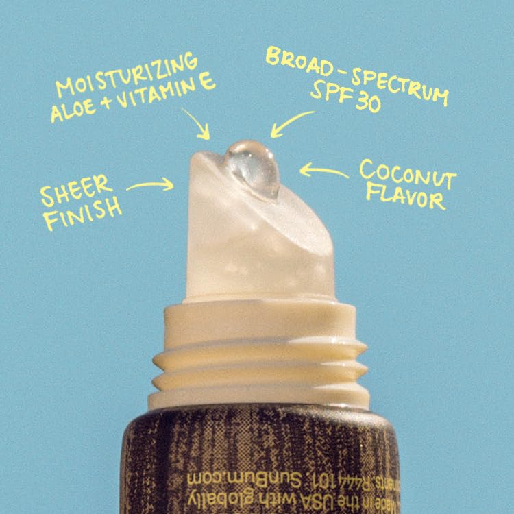 Sun Bum SPF 30 Coconut Lip Balm | Broad Spectrum Moisturizing with Aloe & Vitamin E - 0.5 oz