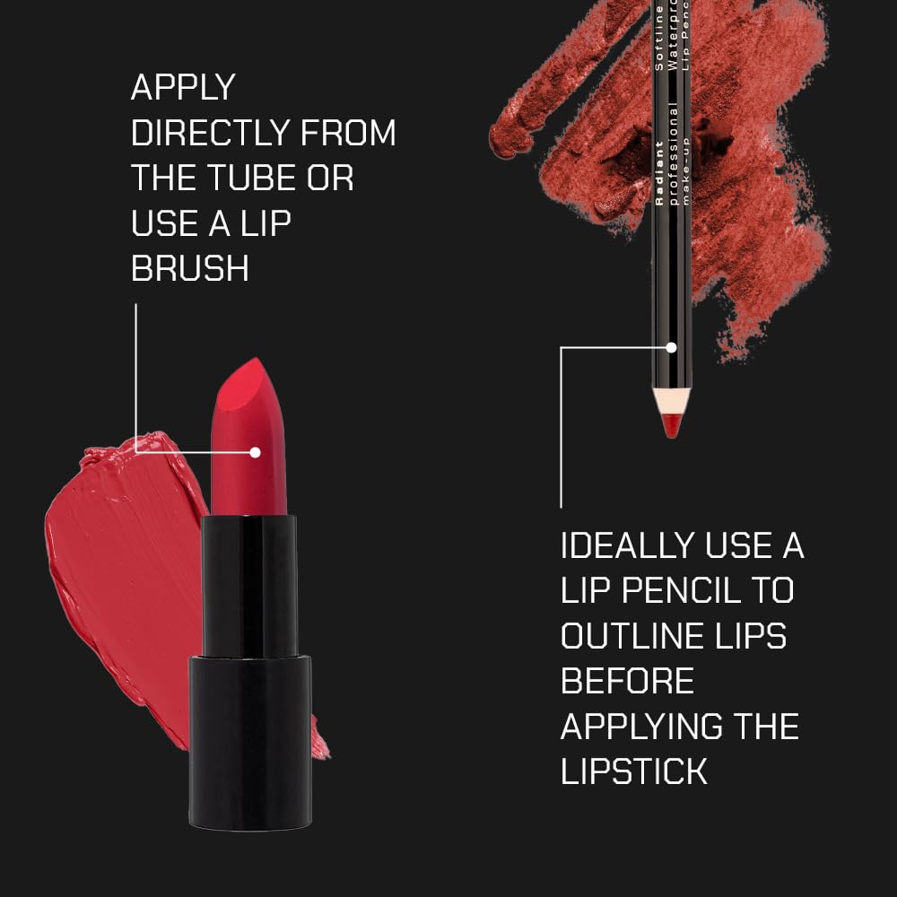 Radiant Professional Glossy Lipstick for Women – Long Lasting, Hydrating Lipstick with Hyaluronic Acid & Natural Polysaccharide, Advanced Care & Moisturising Lip Stick for Women, GL103 LIGHT PINK