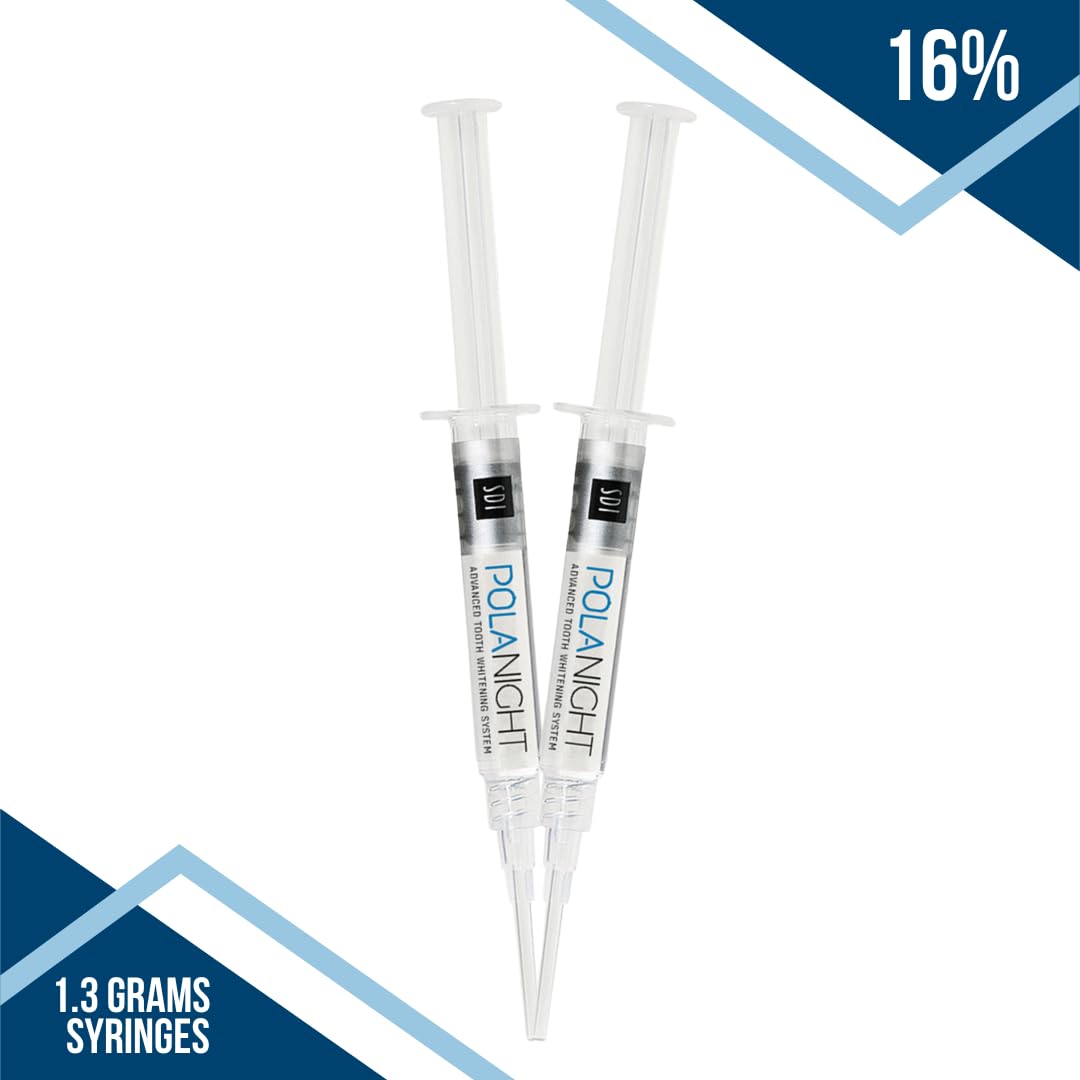 Polanight 16% 8 Syringe Pack, Polanight Whitening Gel (8 Whitening Syringes Total)