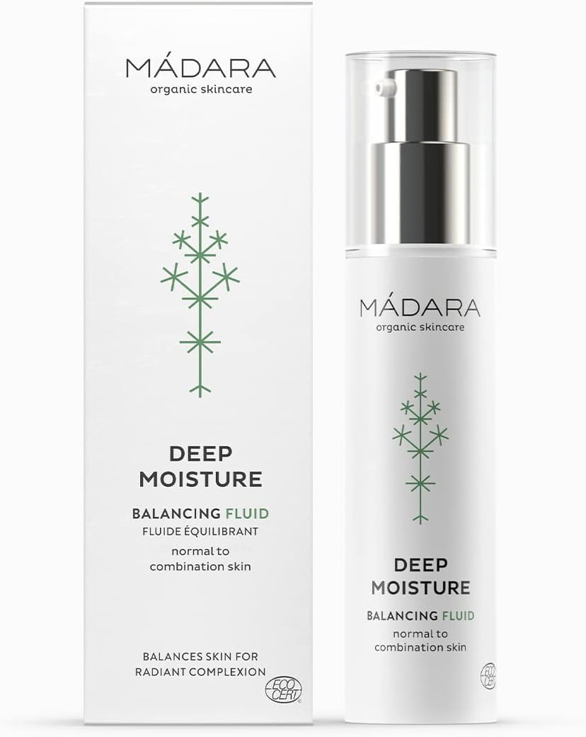 MÁDARA Deep Moisture Fluid 50 ml - Lightweight Face Moisturizer