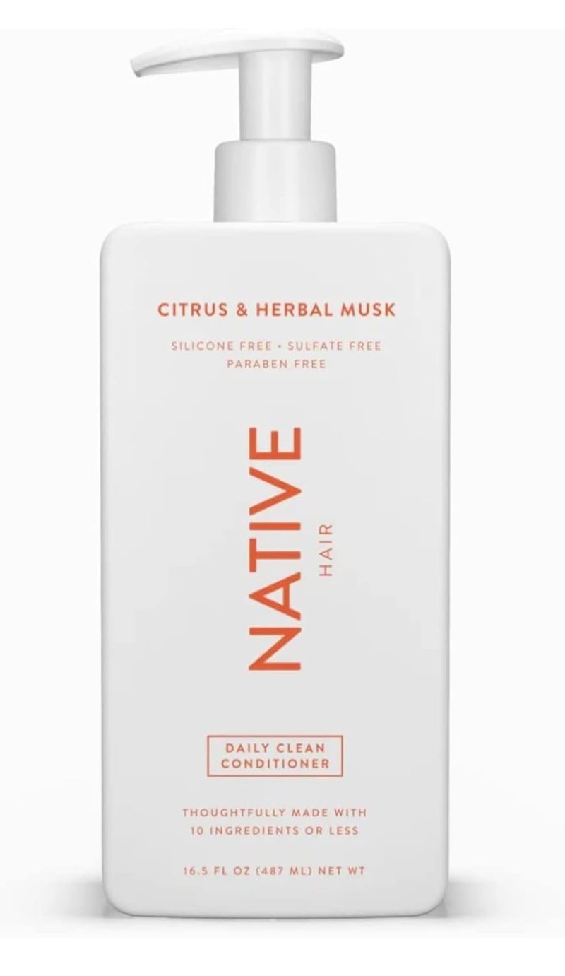 Citrus Herbal Musk Shampoo & Conditioner Set - Sulfate & Paraben Free | 16.5 oz Each - Daily Moisturizing & Revitalizing Hair Care