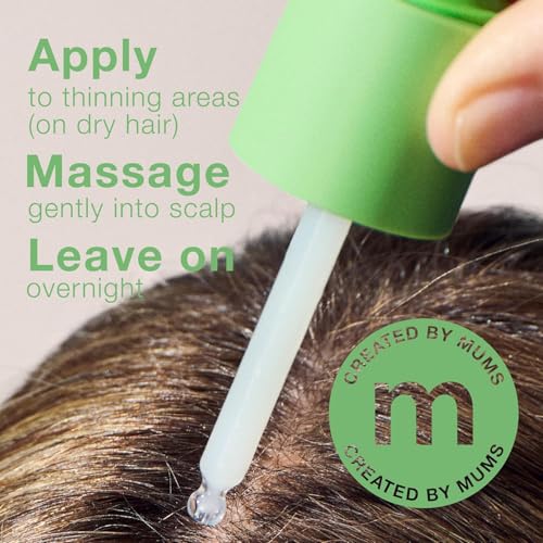 mumms Scalp Serum, Hair Growth Treatment with Saw Palmetto and Ginger Root, 2 fl oz, Daily Use