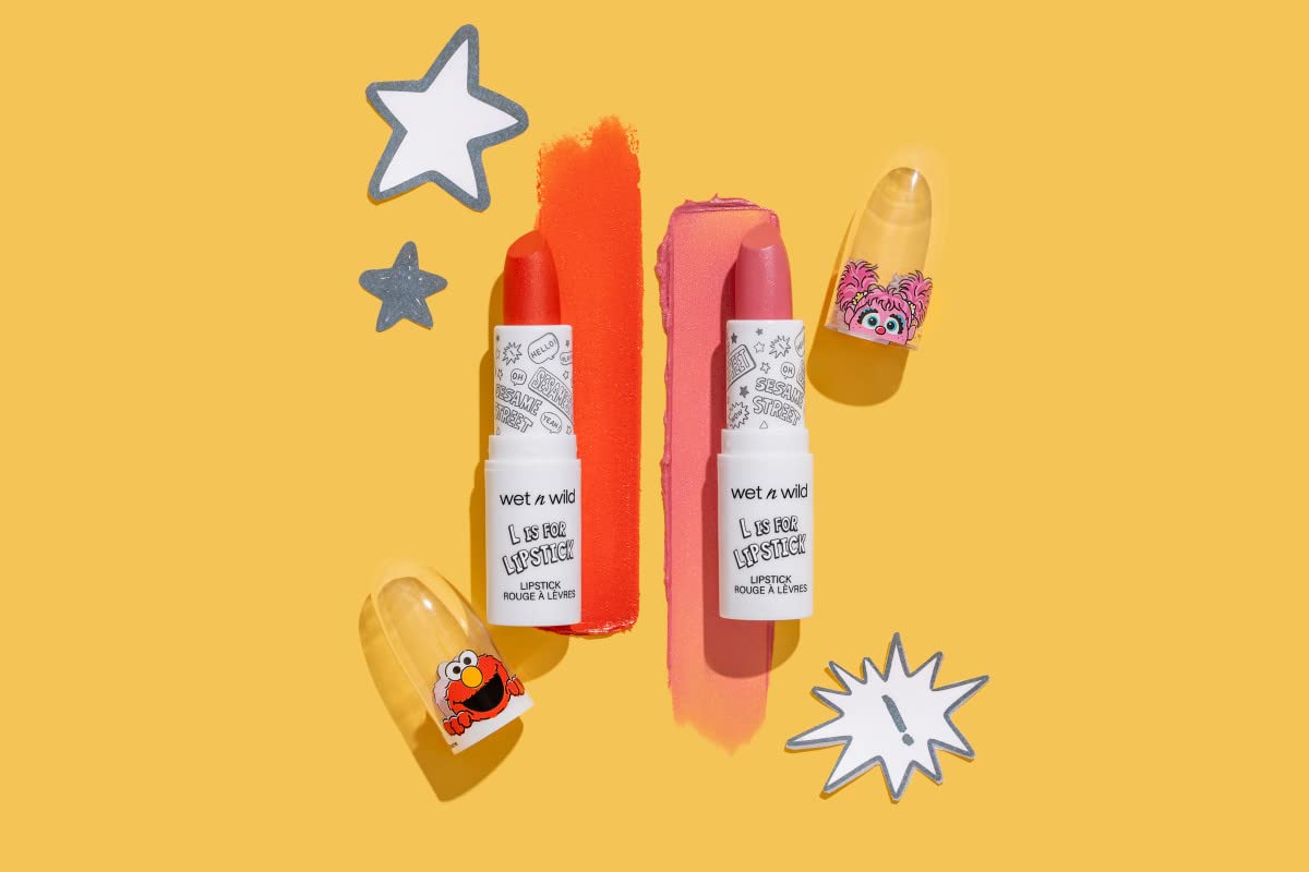 wet n wild x Sesame Street, L Is For Lipstick Giggles (Pack of 2)