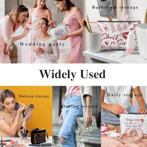 Get In Loser We're Going To The ER Funny Canvas Zipper Makeup Bag, Travel Accessories Storage Toiletries Bag, Gifts for Paramedic Emergency Medical Technician Ambulance Technician Nurse EMT