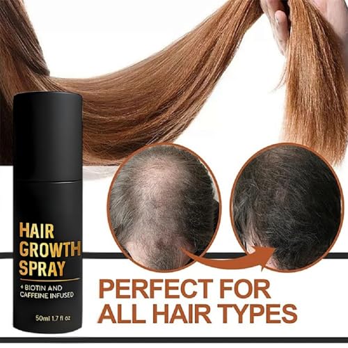 Hair Growth Spray,2025 New Promotes Thicker Fuller Hair For Women & Men Natural Hair Serum for Hair Boost Nourishing (1 Set)