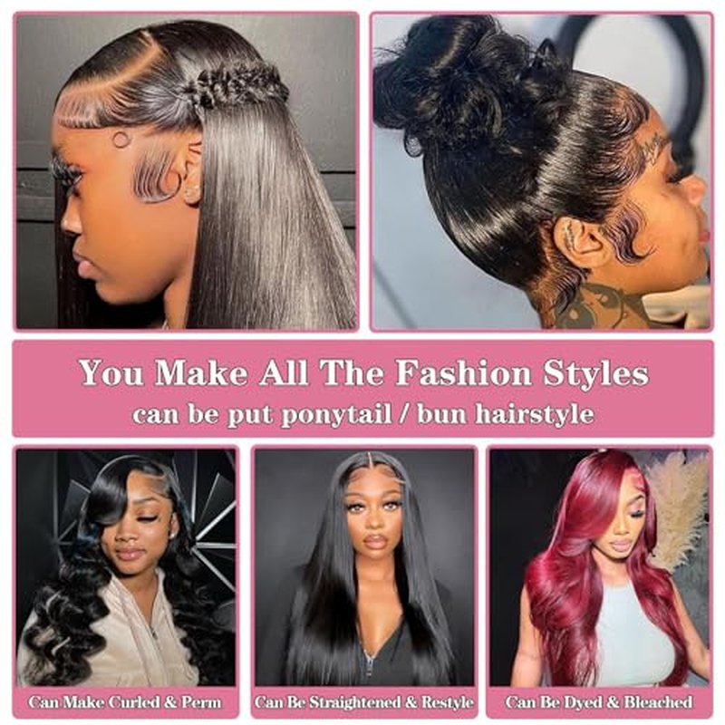 Luminary 13x6 Lace Front Wigs Human Hair Pre Plucked 24 Inch Body Wave Lace Front Wigs Human Hair 180% Density Body Wave HD Transparent Frontal Wigs Human Hair Lace Front Wigs for Women