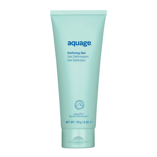 Aquage Defining Gel - Firm, Flexible Curl Gel for Women & Men - Frizz Control, Bounce, Gloss and Humidity Resistance for Wavy, Curly & Coarse Hair - Smoothes with AlgaePlex Marine Botanicals (6 oz)