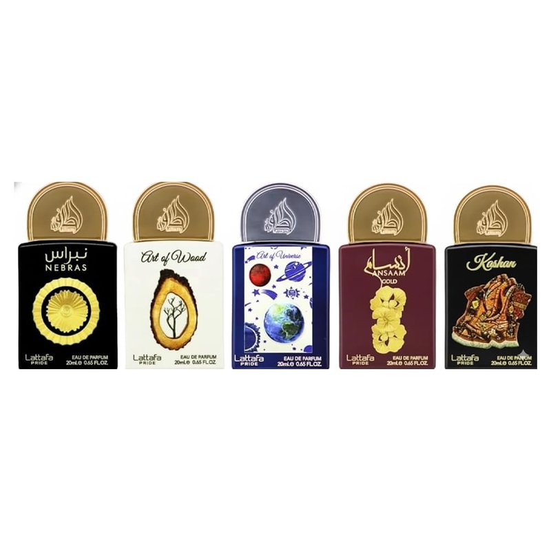 Lattafa Pride Gift Set - 5x20ml Perfume Collection No.3 | Luxury Fragrance Set