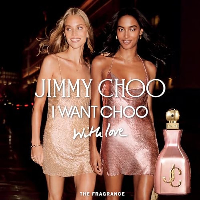 Jimmy Choo - I Want Choo With Love Eau de Parfum - Women's Fragrance - Floral & Ambery - With notes of Orange Flower Petals, Rose & Vanilla