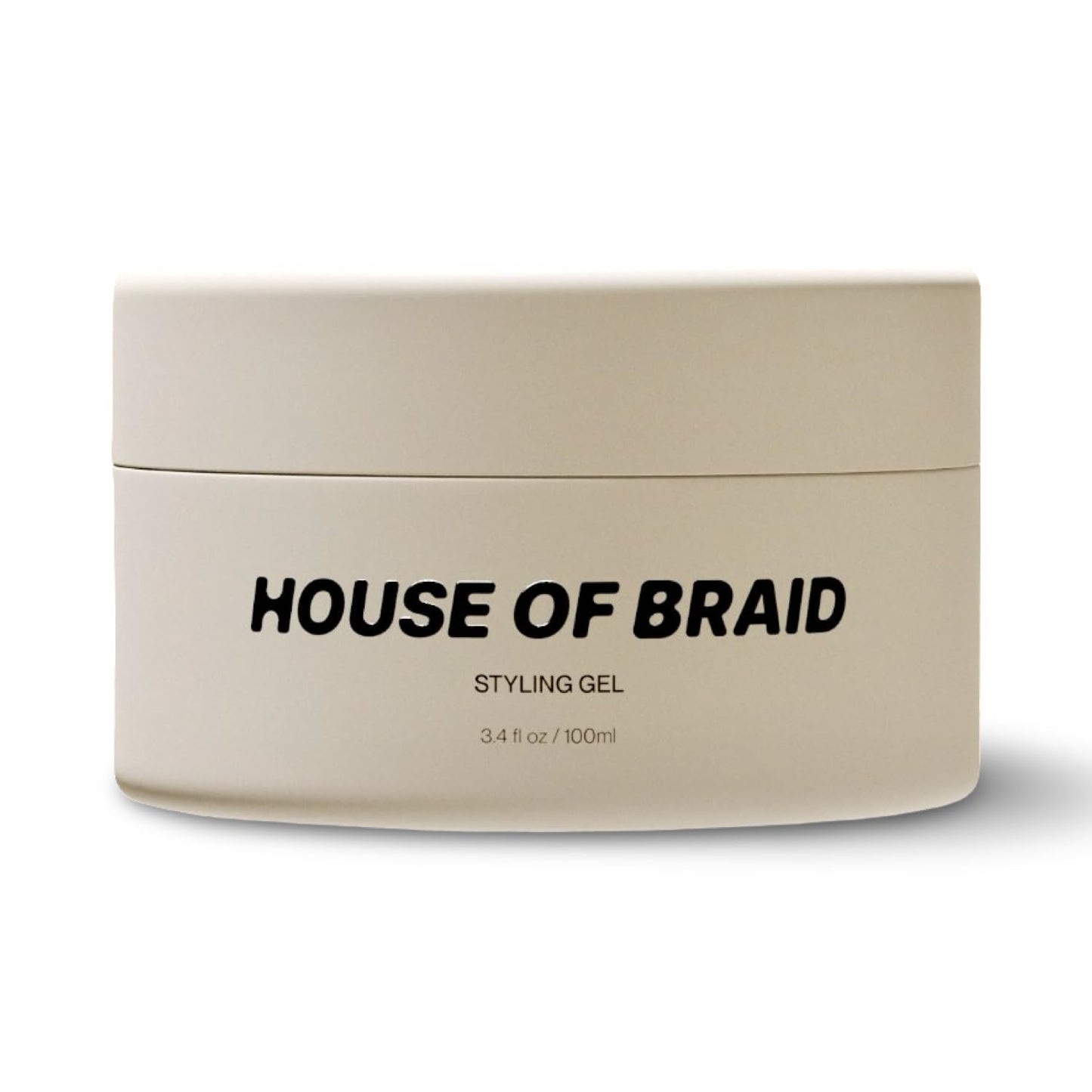 House Of Braid Hair Styling Gel - Extra Hold for Curly, Wavy, Slick Back, Edge Control, Braid Gel - Non Toxic, Frizz and Flake Free Hair Jam with All Natural Ingredients (3.4 Oz)