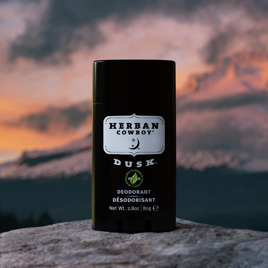 Herban Cowboy Dusk Deodorant - Natural, Long-Lasting Protection | 3-Pack
