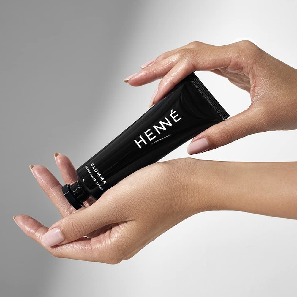Henné Organics Luxury Hand Cream - Natural Skin Moisturizer - Blomma (Floral)