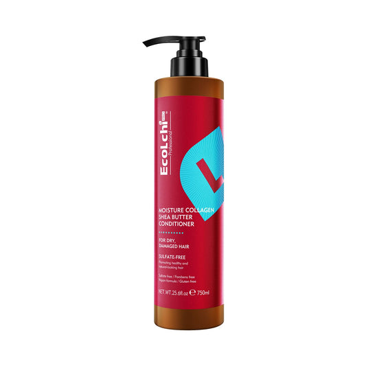 ECOLCHIPRO Collagen Shea Burtter Conditioner Moisture Smooth Hair Collagen Shea Burtter Conditioner for Women Hair Treatment for Dry and Damaged Hair All Hair Types 25.6 fl. oz. 750ml