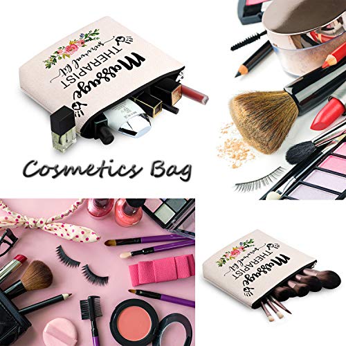 WCGXKO Massage Therapist Makeup Bag Massage Therapist Survival Kit Massage Therapy Graduation Gift