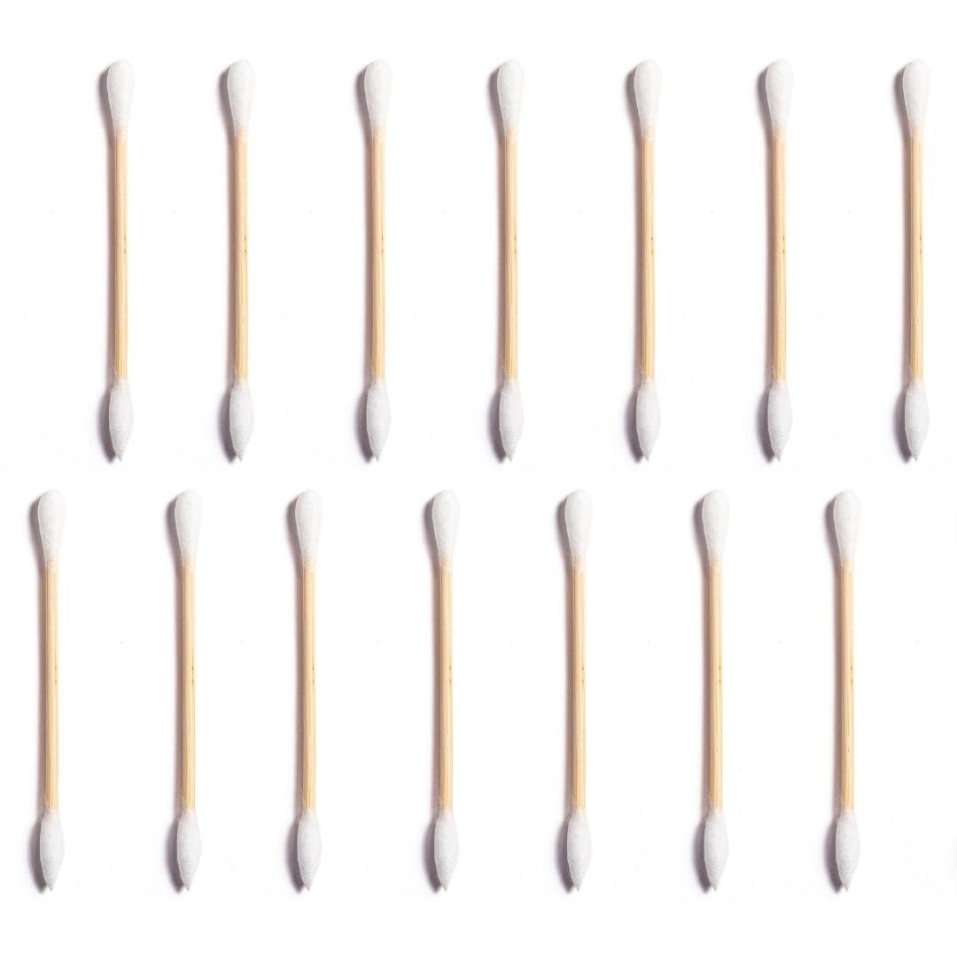 Clean Skin Club Clean Swabs | 6 Pack Total 3000 Count | One Pointed Tip | Biodegradable + Organic Cotton & Bamboo | Makeup & Nail Polish Touch-ups | Chlorine-Free & Hypoallergenic