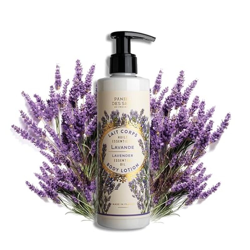 Panier des Sens ? Lavender Hand & Body Lotion for Dry Skin - Hydrating Body Cream for Women- Nourishing Fluid Body Moisturizer with Shea Butter & Olive Oil 97% Natural Ingredients Body Care 8.45 Floz