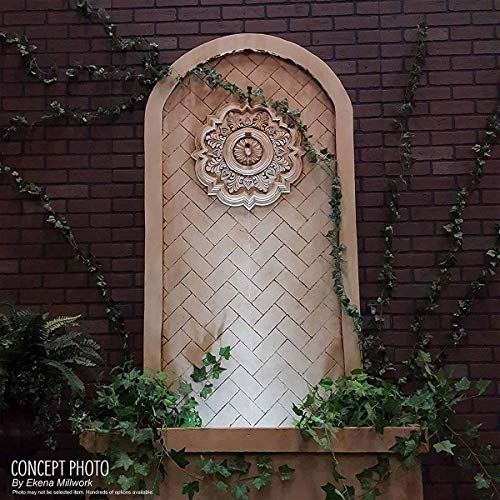 Ekena Millwork CM09BN Benson Ceiling Medallion, 9"OD x 4 1/8"ID x 5/8"P, Primed