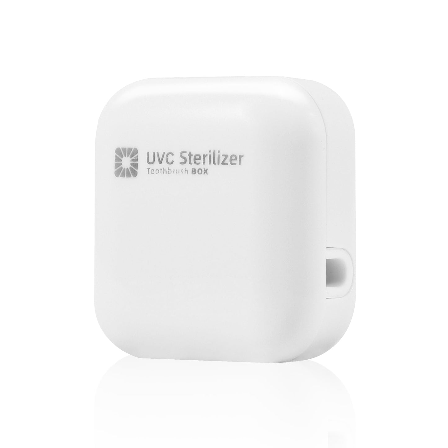 Bopie Wall Mounted Toothbrush Holder & Toothbrush Cleaner, Electric ToothBrush Holder, Cleaner for Bathroom Accessory, Clean for Home, Travel (White)