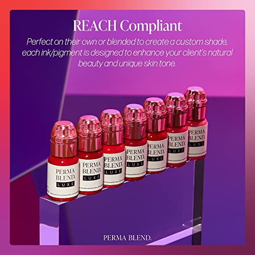 Perma Blend Luxe - Orange Peel - Vegan Lip Tattoo Ink - Orange Microblading Pigment - Warm Hue for Lip Blush & Permanent Makeup - Cruelty-Free (0.5 oz)