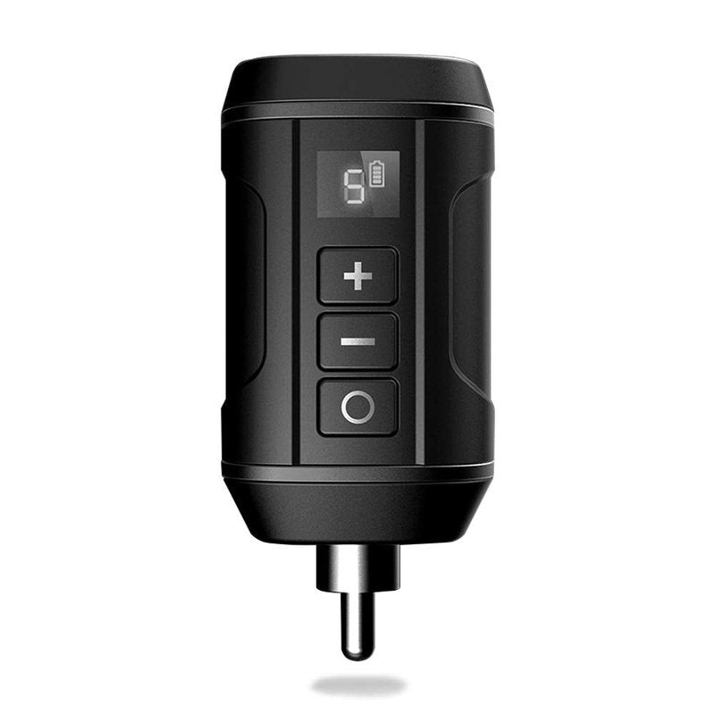 Ambition Tattoo Power Supply - Mini Portable RCA Wireless 1800mAh with LED Display | Compatible with Rotary Tattoo Pen