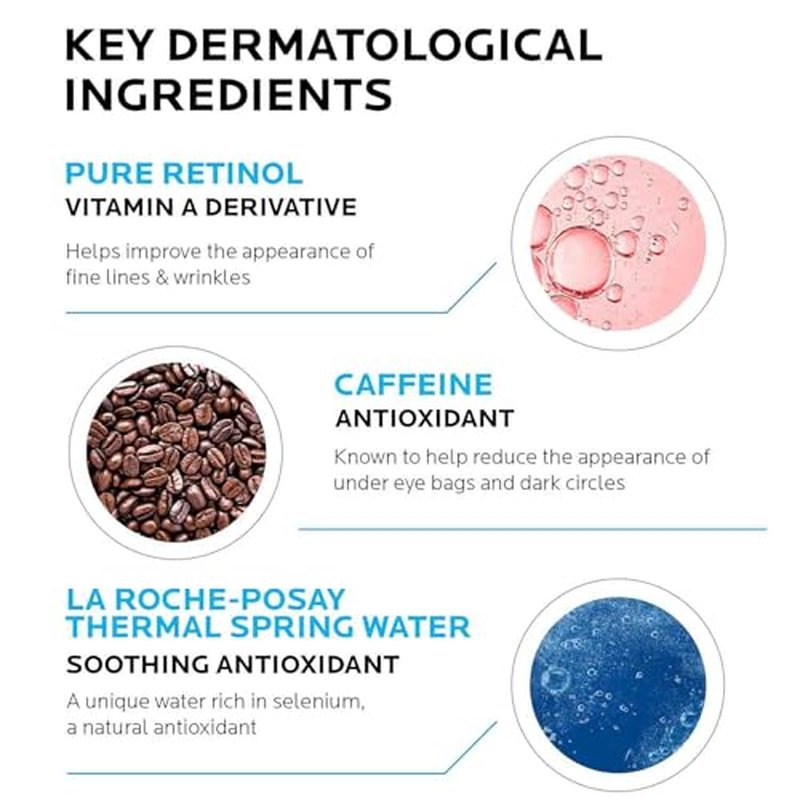 La Roche-Posay Pigmentclar Dark Circles Eye Cream with Caffeine, Brightens Under Eye Area and Targets Dark Circles