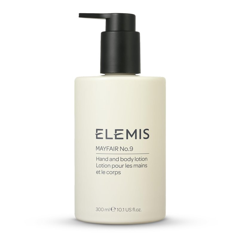 ELEMIS Mayfair No.9 Hand & Body Lotion, Lightweight Formula Hydrates, Softens, and Moisturizes Skin with Sustainable Shea Butter and Borage Oil, 300ml