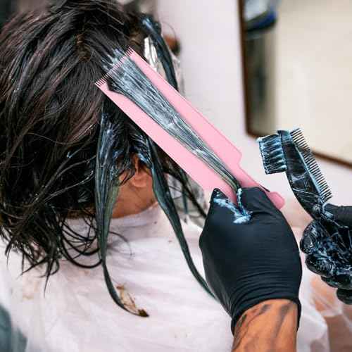 3 Pcs Balayage Boards Hair Coloring Board Highlighting Comb Hair Dye Kit Hair Highlighting Kit Long Board Coloring Set for Home Salon