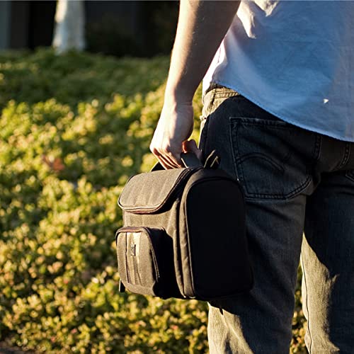 USA GEAR Professional Tattoo Gun Kit Case - Strong Exterior, Adjustable Dividers - Holds Tattoo Ink Set, Machine, Needle Pen, Power Supply, & More Supplies and Equipment - Compact Case Only