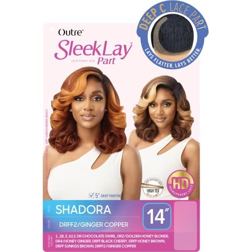 Outre SleekLay Part HD Deep-C Lace Part Lace Front Wig - SHADORA (2)