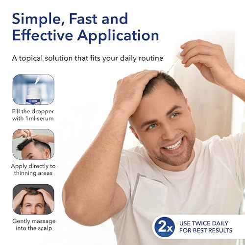 Hair-Regen Advanced 5% Minoxidil For Men Hair Regrowth Treatment for Thinning Hair - Hair Loss for Men - 6 Month Supply, Minoxidil Topical Solution So Thicker Fuller Hair Keeps Growing Amazing Results