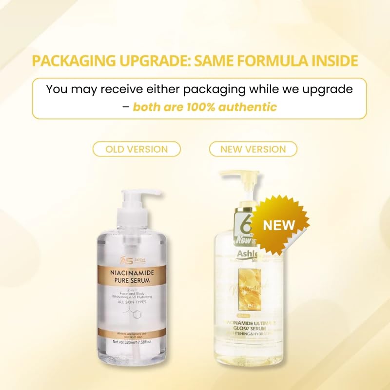 Niacinamide Serum for Face and Body - Brightening Moisturizer for Dark Spots, Fine Lines & Wrinkles | 17.58 Fl Oz