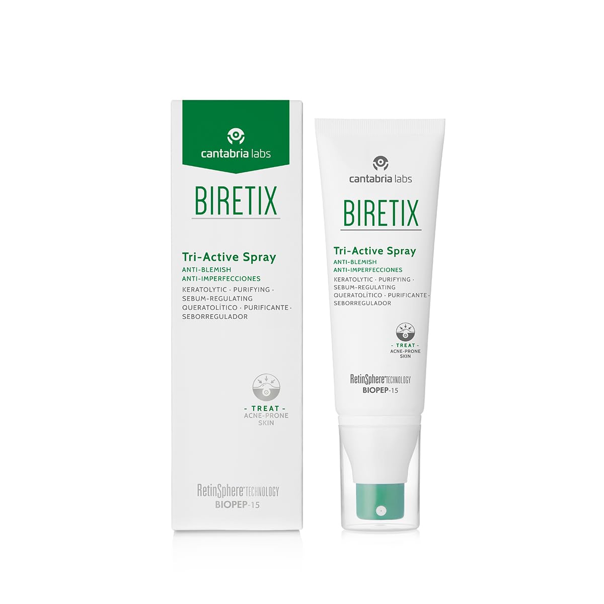 Biretix Tri-Active Spray - Acne Treatment Spray with Salicylic Acid | 3.4 oz