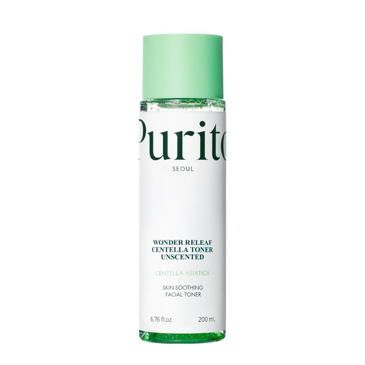 PURITO Centella Unscented Toner, 200ml 6.76 fl.oz, Korean Centella, for Sensitive Skin, Soothing, Facial Toner for face, K-Beauty, Korean Skin Care