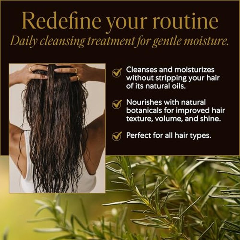 WEN 319 by Chaz Dean Daily Cleansing Treatment - Cleansing Conditioner for Hair, Shampoo & Conditioner Cowash for Fine or Curly Hair, Co Wash with Rosemary Oil - Fragrance Free, 32 Fl Oz (Pack of 1)