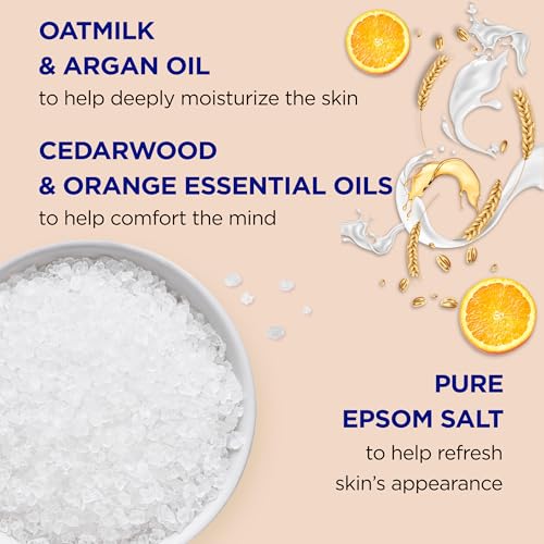 Dr Teal's Epsom Salt Magnesium Soak, Soothe & Comfort with Oat Milk & Argan Oil, 3 lbs