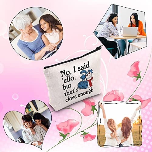 Cute Ello Worm Inspired Gift Zipper Pouch Makeup Bag