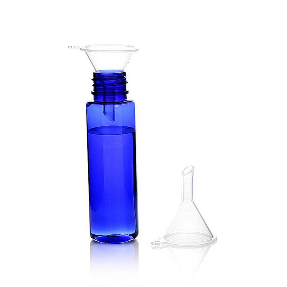 Haishell 150 Pcs Mini 2ML Atomizer Plastic Bottle Spray Refillable Perfume Empty Sample Bottle With 2 pcs Mini Plastic Funnels and 2 pcs Glass Droppers for Travel Party Portable Makeup Tool