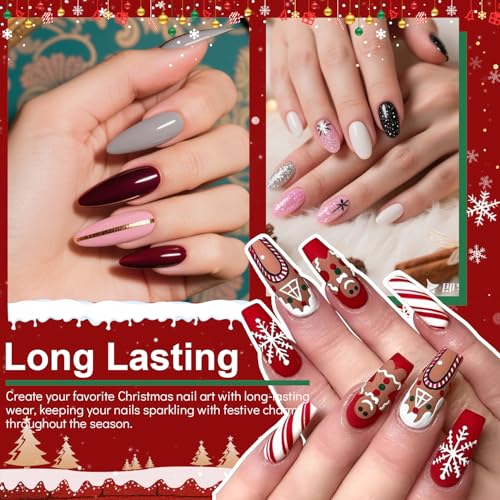 Lavender Violets 22 Pcs Dip Powder Nail Kit Starter - 16 Colors Nude Pinkish Brown Skin Tone with Base Top Coat, Activator, Brush Saver, Nail Buffer and Powder Brush M960B