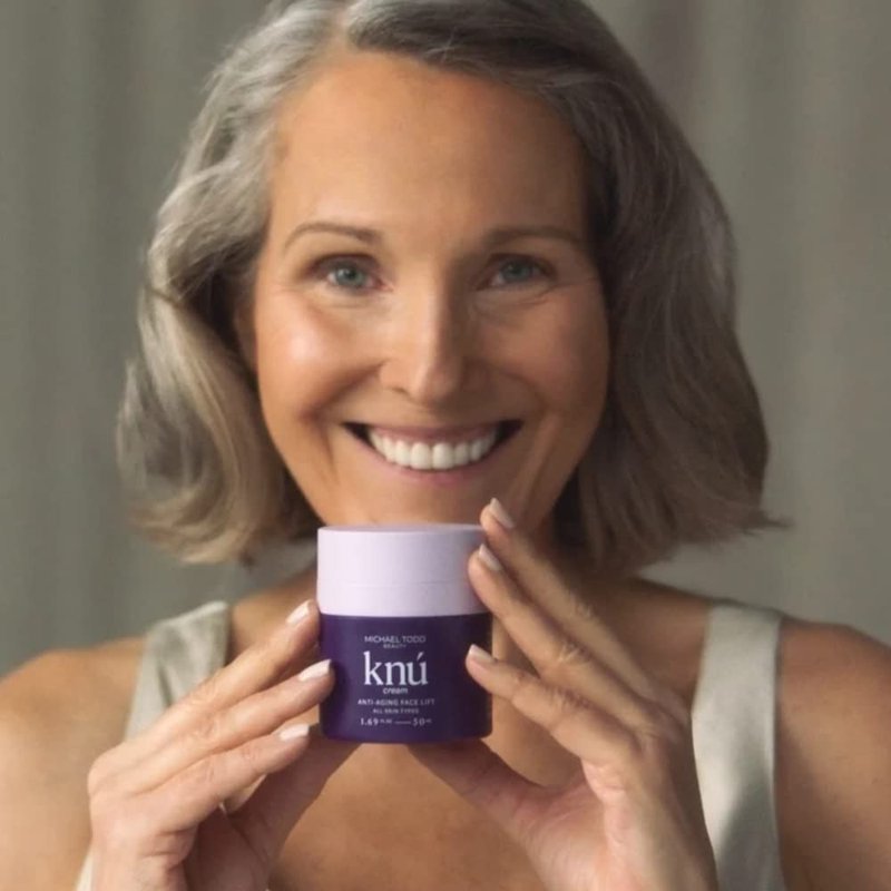 MICHAEL TODD Beauty KNU Cream Face Lifting, Brightening & Tightening Cream for Moisturizing & Rejuvenating with Bakuchiol, Peptides & Snail Secretion for All Skin Types 1.68 fl oz/50 mL