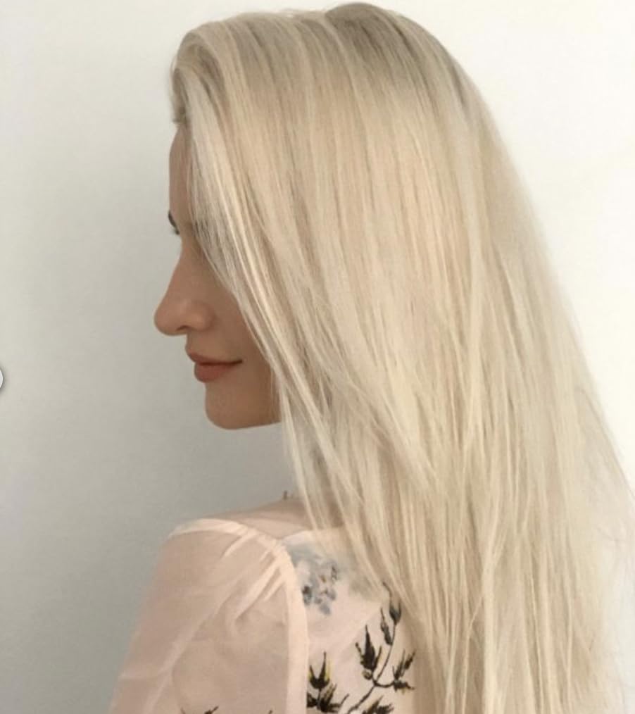 oVertone Haircare Purple Toning Conditioner - Neutralizes Brassiness for Blonde & Platinum Hair - Deeply Hydrating Formula with Shea Butter & Coconut Oil - Vegan, Cruelty-Free, Paraben-Free - 8 oz
