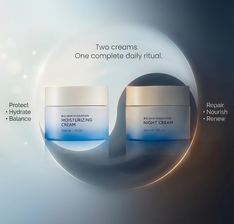 SEACRET Bio Skin Hydration Face Moisturizer - Fermented Dead Sea Algae Gel-Cream, Niacinamide & Hyaluronic Acid, 24 Hour Hydration, Barrier Support, Vegan, Silicone-Free, 1.7 fl oz