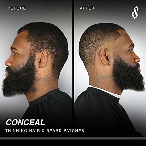 The Rich Barber N'Hance Pro Barber Kit I - Professional 3-in-1 Hair & Beard Styling Set - Keratin-Infused Hair Building Fibers, Applicator Pump, Application Card - Hairline Enhancer & Volumizing Spray