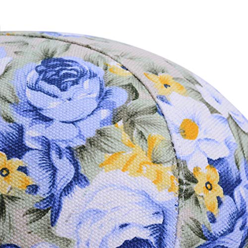 1 Piece Canvas Block Head Mannequin Head for Hair Extension Lace Wigs Making and Display Styling (Blue 22")