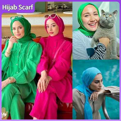 Head Wraps for Women Long Headwraps Hijabs Scarf Large Headscarf Stretch Tie Hair Headbands