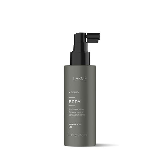 Lakmé K.Beauty Body Hair Thickening Spray, Thickening Spray for Hair, Frizz Control, Heat Protectant Spray, 5.1 Fl Oz