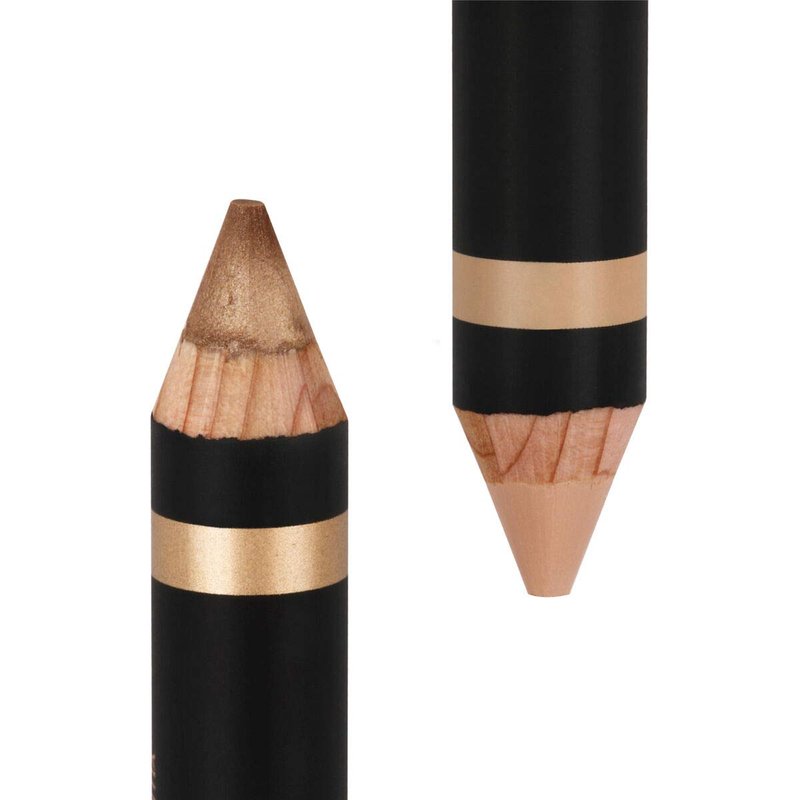 Anastasia Beverly Hills Highlighting Duo Pencil - Dual-Ended Eye & Brow Brightening Pencil for Defining Arches and Illuminating Eyes - Shell/Lace