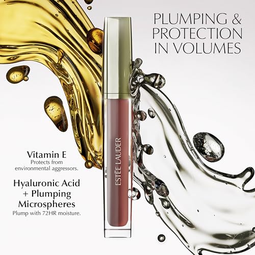 Est?e Lauder Glossy Pout Lip Oil | Plumping & Moisturizing with a Sheer Tint | Includes Hyaluronic Acid + Vitamin E