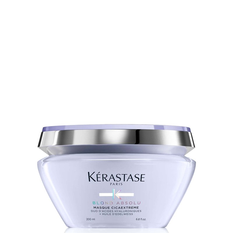 Kerastase Blond Absolu Cicaextreme Conditioning Hair Mask For Weak & Sensitized Hair Post-Bleaching - Repairs and Nourishes Damaged and Split Ends With Hyaluronic Acid & Edelweiss Flower, 6.8 Fl Oz