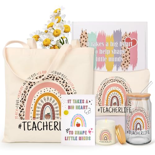 Teacher Gifts for Women, Back to School Gift, End of The Year Teacher Gift Box, Thank You Christmas Baskets Gifts for Teachers