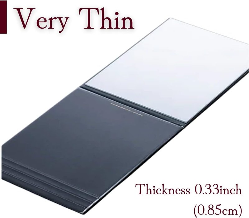 Folding Makeup Mirror - Portable Tabletop Design | Made in Japan, Compact & Stylish